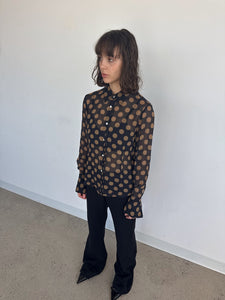 Polka dot blouse