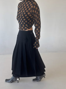 Wool skirt