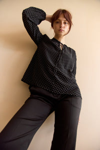 Polka dot blouse