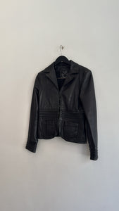 Leather blazer - Small